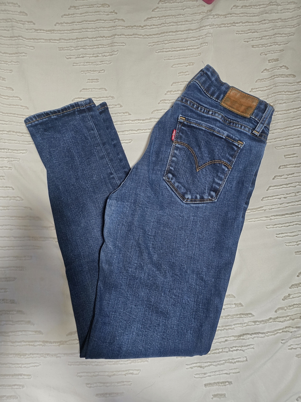 Levi's 711 Skinny Jeans Women's Size 28 Medium Wash Stretch Denim
